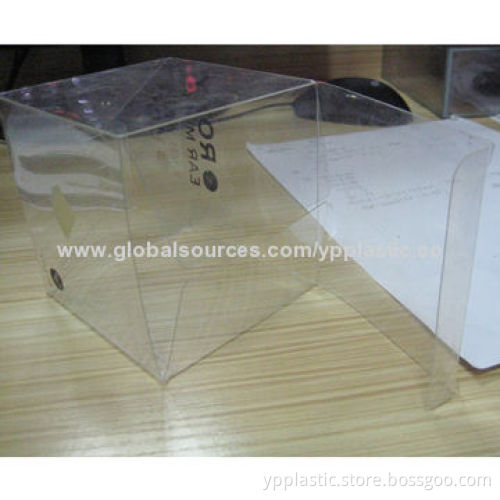 Small plastic clear box wholesale, 100% recyclable material, custom print is welcome